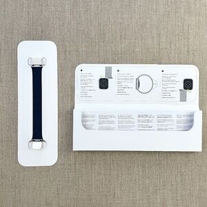 Apple Watch Braided Solo Loop Band (41mm - Storm Blue - Size 6)